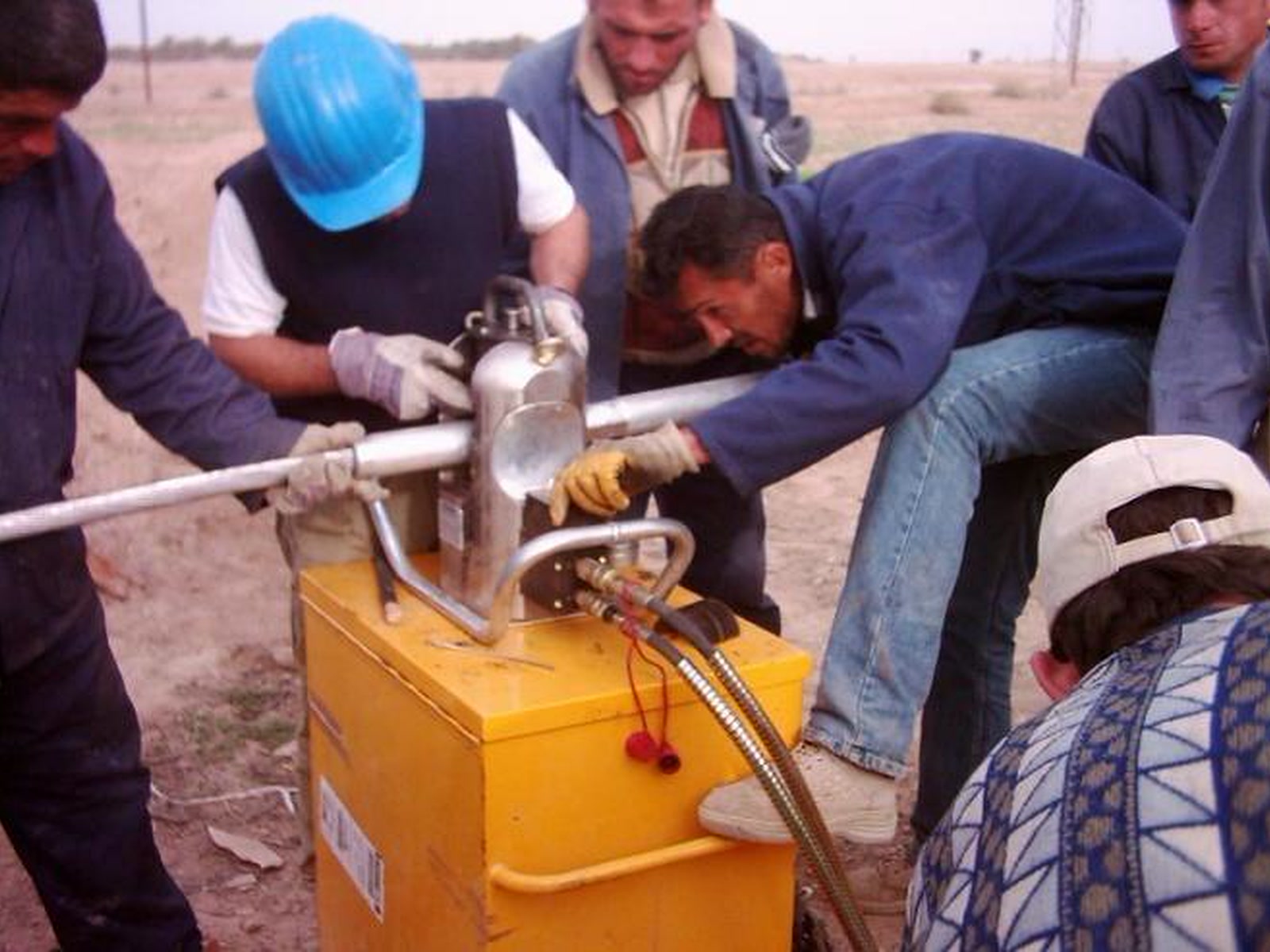 Energy transmission-line field equipment
